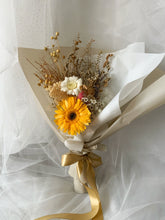 Load image into Gallery viewer, Petite Preserved Yellow Gerbera Bouquet