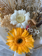 Load image into Gallery viewer, Petite Preserved Yellow Gerbera Bouquet