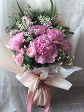 Load image into Gallery viewer, Pink Lush Peonies Bouquet