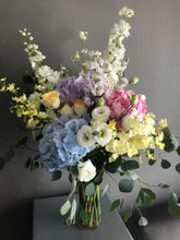 Load image into Gallery viewer, Cotton Candy Vase Arrangement