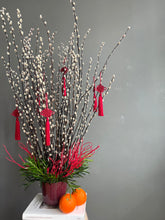 Load image into Gallery viewer, 大吉 (dàjí) classic white with red tassels
