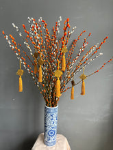 Load image into Gallery viewer, 龙年大吉 (Lóng nián dàjí) blue chinoiserie vase
