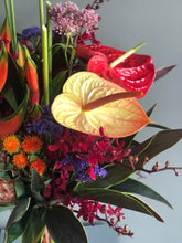 Load image into Gallery viewer, Tropicana Vase Arrangement Anthurium
