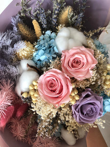 Pastel dream preserved bouquet