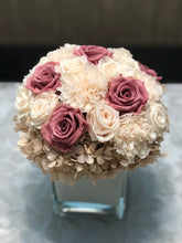 Load image into Gallery viewer, Preserved Hydrangeas and Roses Vase
