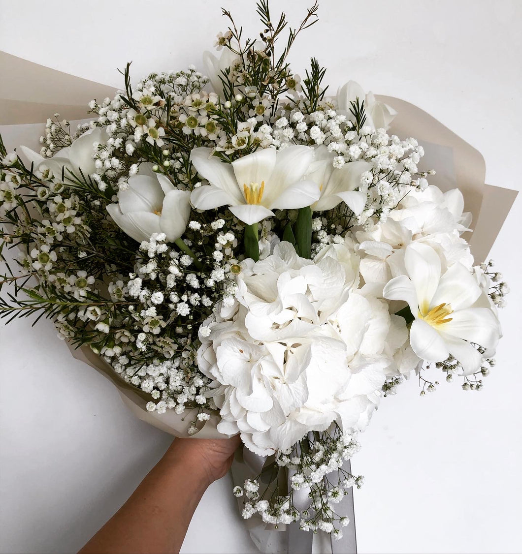 White On White Bouquet